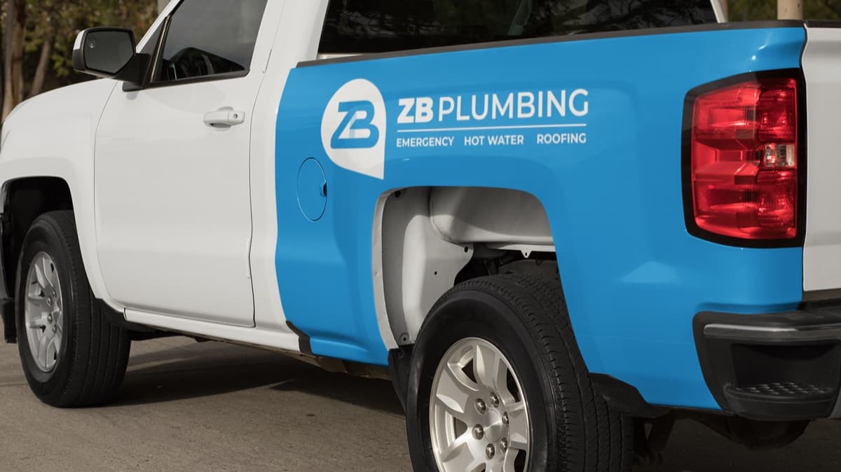 ZB Plumbing service vehicle ready for professional plumbing services